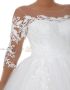 لباس عروس اسکارلت شاین دار آستین بلند
